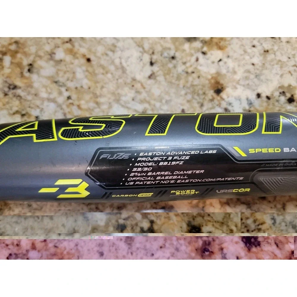 Easton 2019 BB19FZ 33/30 Project 3 Fuze Adult Baseball Bat 2 5/8